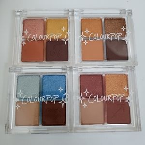 Colourpop Eyeshadow Quad Bundle